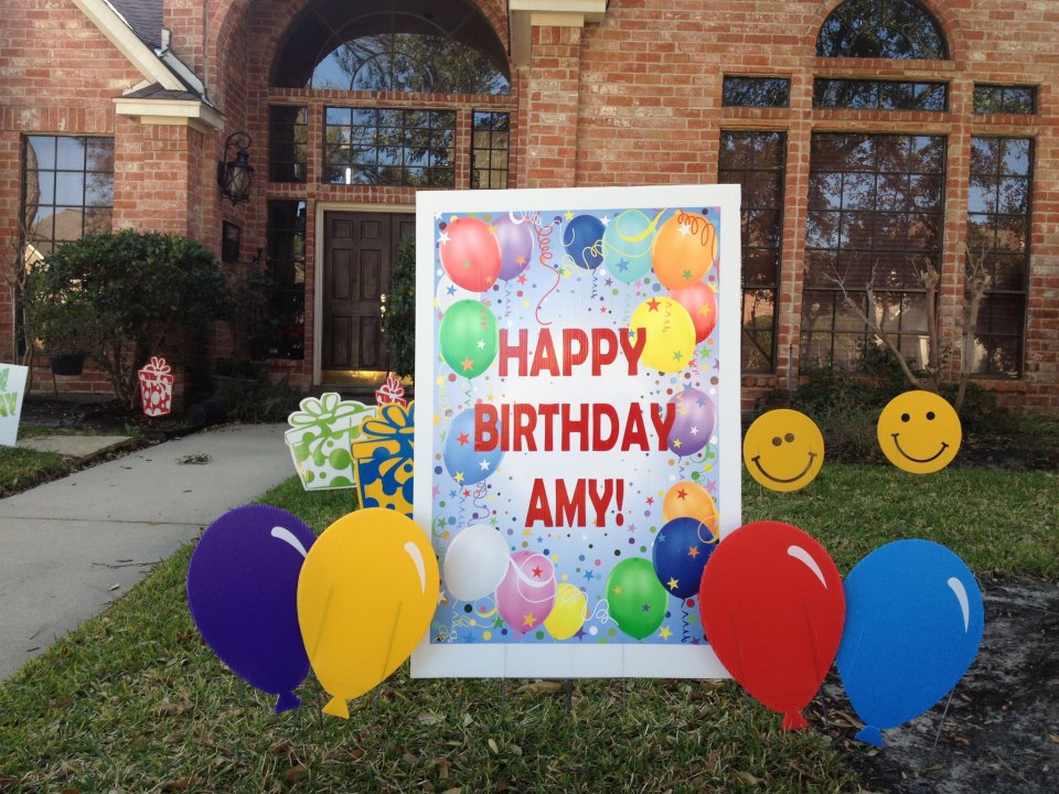 Happy Birthday Amy Balloons