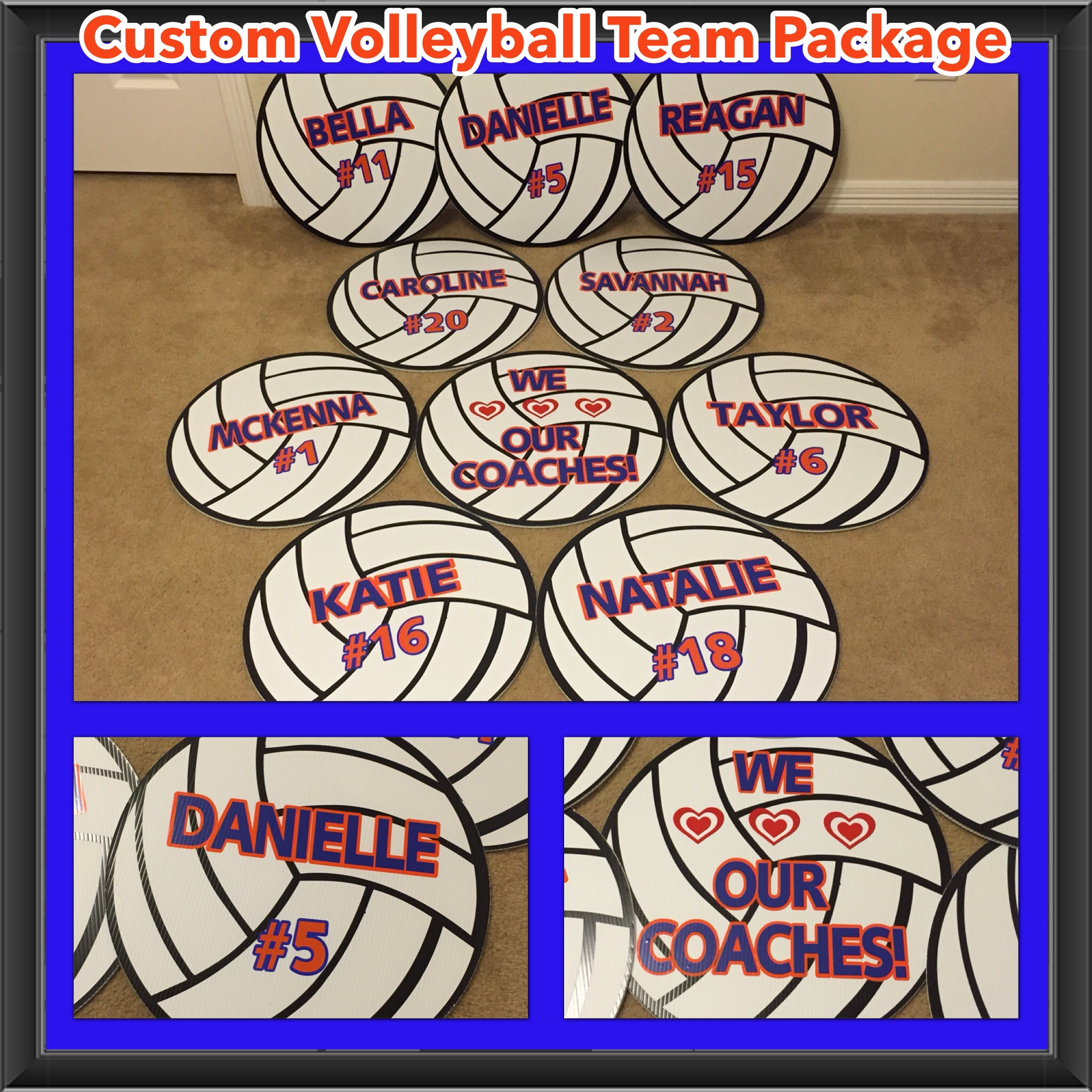 Volleyball Sign Ideas
